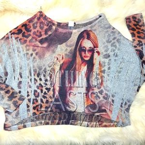 Cleo apparel nothing lasts forever cluless inspo crop size large